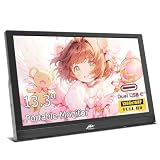 Kenowa 13.3 Inch Portable Monitor FHD 1366x768P LED External Display with USB-C HDMI, Travel Monitor for Latop PC Phone Mac PS4/5 Xbox, Built in Speakers