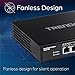 TRENDnet 6-Port 10G Switch, 4 x 2.5G RJ-45 Base-T Ports, 2 x 10G RJ-45 Ports, 60Gbps Switching Capacity, Wall Mountable, 10 Gigabit Network Connections, Lifetime Protection, Black, TEG-S762