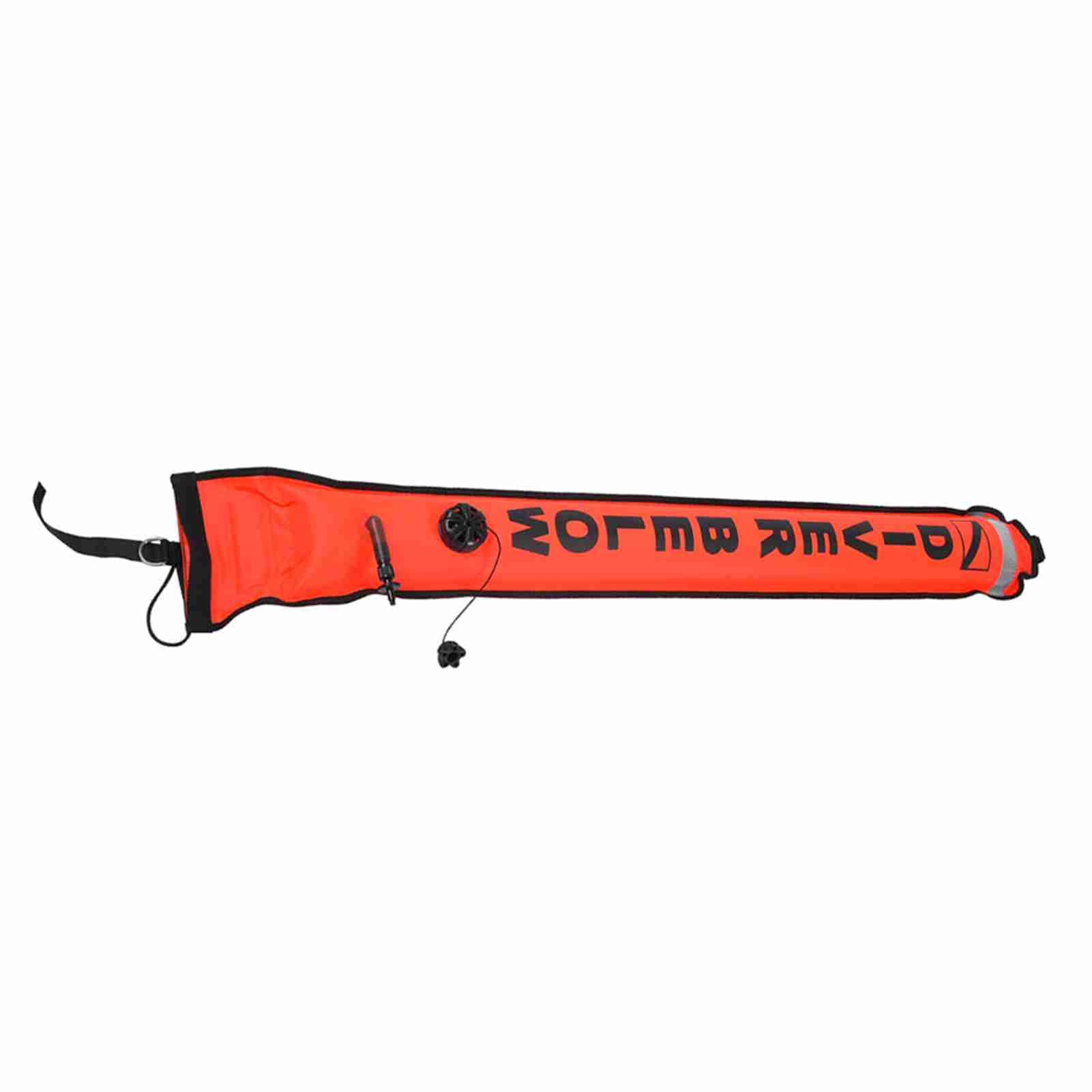 Boa Segnalatore di Superficie Gonfiabile per Immersioni Subacquee Ad Alta visibilità per la Sicurezza della Posizione del Sub, 6 Piedi Giallo, Realizzato in Tessuto di Nylon 210D +