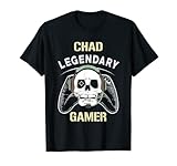 Chad Name Gift - Personalized Legendary Gamer T-Shirt
