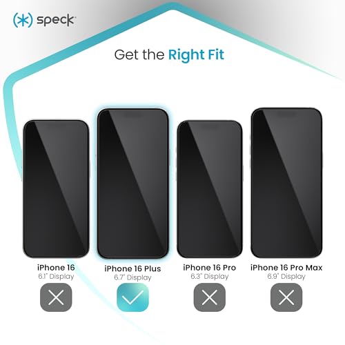 Verre iPhone 16 Plus Speck ShieldView ultra résistant aux chocs et rayures - 6