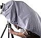 eTone Professionelle Fokussierhaube für Großformat-Kameraverpackungsschutz Focusing Hood Dark Cloth for 4x5 Large Format Camera Dunkles Tuch (4x5, Silber)