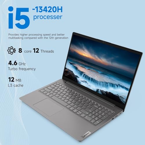 Image of Lenovo V15 G4 Business Laptop, 15.6″ FHD Anti-Glare Display, Intel 8-Core i5-13420H (Beat i7-1355U), 16GB RAM, 256GB SSD, WiFi6, Bluetooth5.2, RJ-45, Windows 11 Home, with 5ave 6-in-1 Accessory Kit