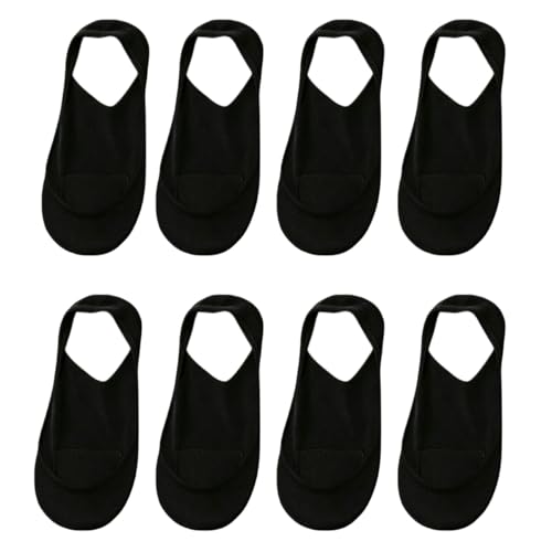 Chaussettes invisibles ultra basses à bride arrière en coton fin pour escarpins