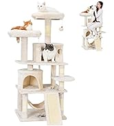 Amazon | Hokeeperキャットタワー 猫タワー 大型猫 ネコタワー 天然
