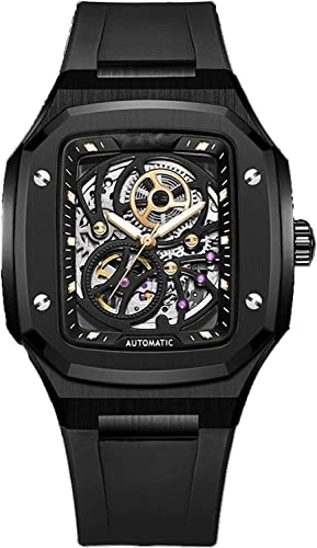 Bracelet de montre en caoutchouc fluoré et boîtier acier Apple Watch SE