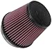 K&N RU-5147 Universal Clamp-On Air Filter: Round Tapered; 5 in (127 mm) Flange ID; 5.5 in (140 mm) Height; 6.5 in (165 mm) Base; 4.5 in (114 mm) Top