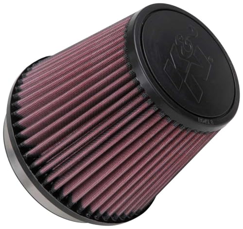 K&N High-Flow Original Lifetime Universal Clamp-On Air Filter: High Performance Premium Washable: Flange Diameter: 5 In Filter Height: 5.5 In Flange Length: 1 In Shape: Round Tapered RU-5147