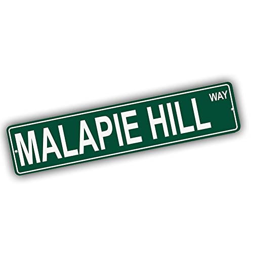 Brotherhood Aluminum Street Sign for Malapie Hill - Nevada Man Cave Decor