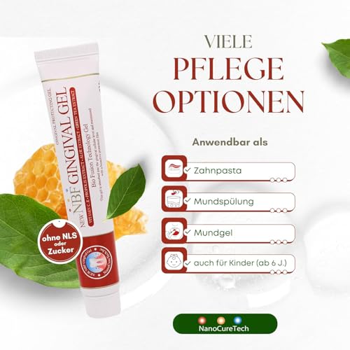 NBF Gingival Gel 30g – Premium-Zahnfleischpflege aus Südkorea – mit Propolis & Nanovitamin-Technologie – vegan, alkoholfrei – ideal bei Zahnspange, Implantat & Co.