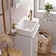 hansgrohe Tecturis S - Waschtischarmatur mit Zugstange, energiesparend (CoolStart), Wasserhahn Bad mit Auslauf Höhe 80mm, Mischbatterie Waschbecken wassersparend (EcoSmart+), Brushed Bronze