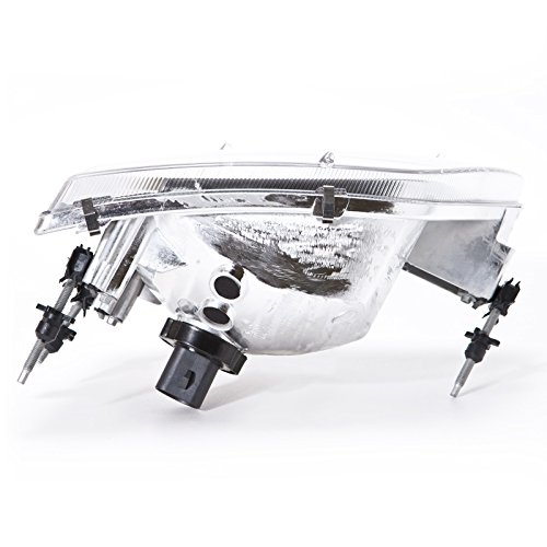 HEADLIGHTSDEPOT Chrome Housing Halogen Lightning Style Headlights Compatible with Ford Expedition F-150 Includes Left Driver and Right Passenger Side Headlamps - Thumbnail 3