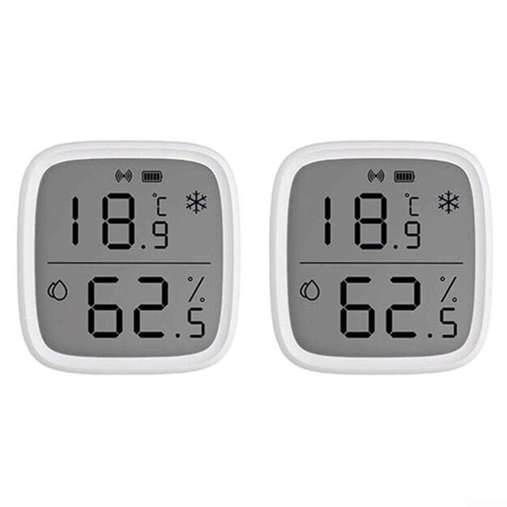 Capteur de température et d'humidité pour Zigbee, capteur de température et d'humidité avec écran LCD numérique, capteur SNZB-02D pour Alexa, surveillance à distance et domotique intelligente