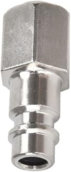 1PCS Quick Push in Connector Pneumatic Fitting High Pressure Coupling Work On Air Compressor,EU PF,1/4"