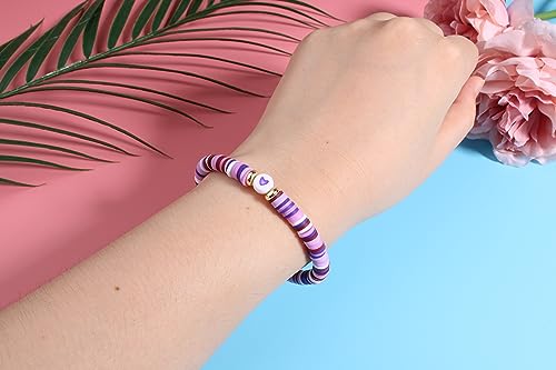 QqzsJewls First Day of School Gifts for Mother Daughter Back to School Bracelets Set of 2 Mommy and Me Matching Heart Wish Bracelet Jewelry Gifts4