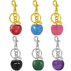6 Pcs Gold and Silver Keychain