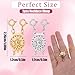 2Pcs Necklace Layering Clasps 14k Gold & Silver Necklace Separator for Layering, Tangle Free Layered Necklaces Clasps Jewelry Necklaces Separator Connector