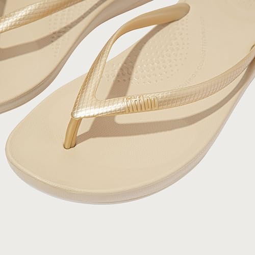 Image of FitFlop Surfa Stripe-Webbing Toe-Post Sandals