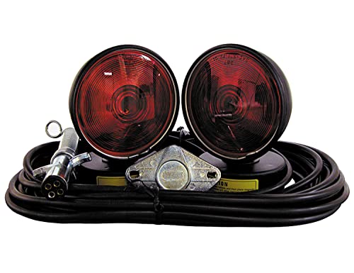 Buyers Products TL257M Heavy Duty Magnetic Towing Light Set with 30 ft Cord, 4 Inch Lights, 4-Pole Plug, DOT Approved Trailer Light Kit, Scratch-Free Mount, Includes Plastic Storage Case by Buyers Products Company - Image 4