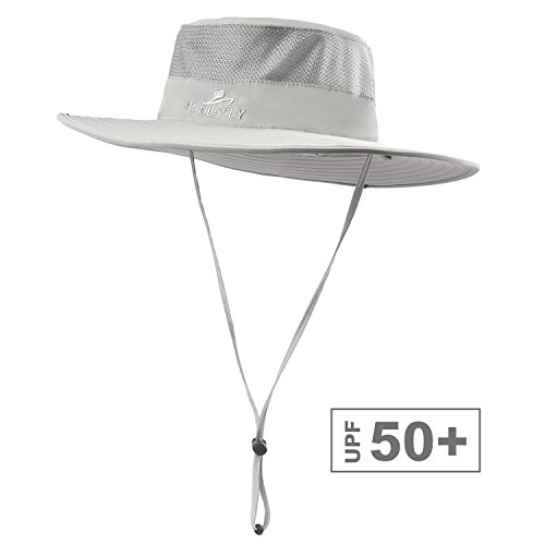 Koolsoly Fishing Hat,Sun Cap With Upf 50+ Sun Protection And Neck Flap,For Man And Women Light Grey thumb #1