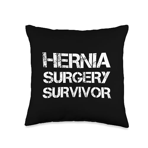Hernia Surgery Survivor Throw Pillow