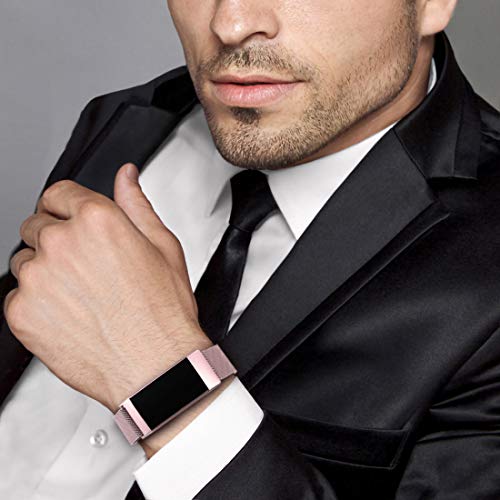 Faliogo Metalen Vervangende Bandje Compatibel met Fitbit Charge 3 Bandje/Fitbit Charge 4 Bandje, Verstelbare Roestvrij… - Image 5
