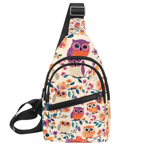 Sac à dos à bandoulière hibou pour vos randonnées et voyages actifs