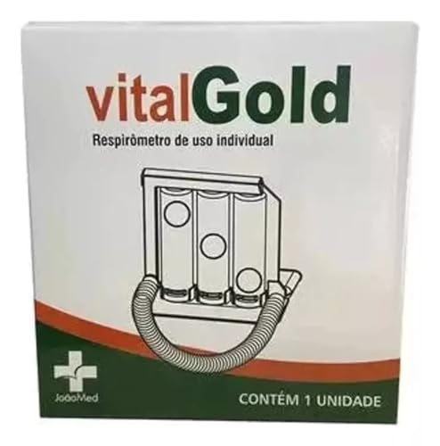 EXERCITADOR PULMONAR RESPIROMETRO ADULTO VITALGOLD