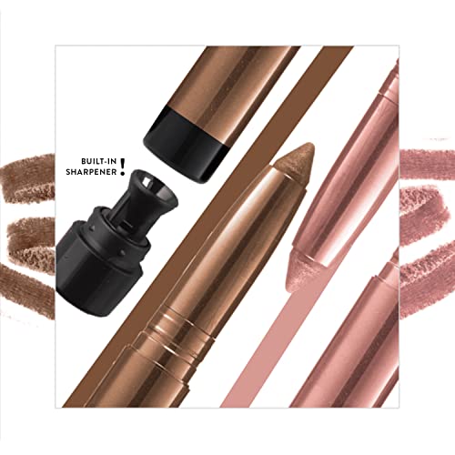 Laura Geller New York Kajal Longwear Kohl Eyeliner Pencil With Caffeine, Smooth & Blendable Makeup, Deep Black #TOP3