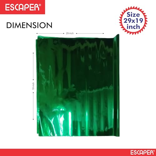 Image of ESCAPER Transparent Cellophane Gelatin Sheets (Mix Colors - 19x29 Inch - 20 Sheets pack) Gift Wrapping for Hampers, Baskets, Bouquets, DIY Crafts & Decorative Packing