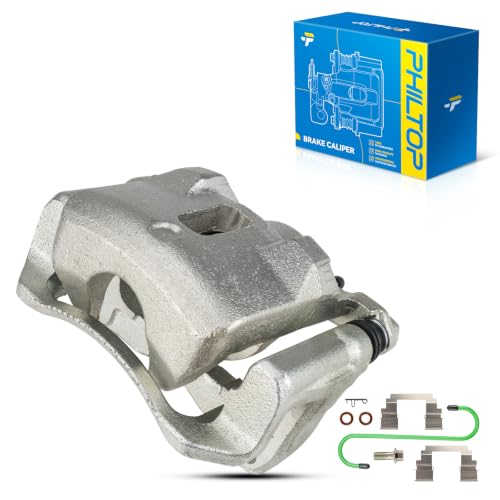 Image of PHILTOP Front Left Brake Caliper for 2003-2008 Toyota Corolla, Matrix, Vibe