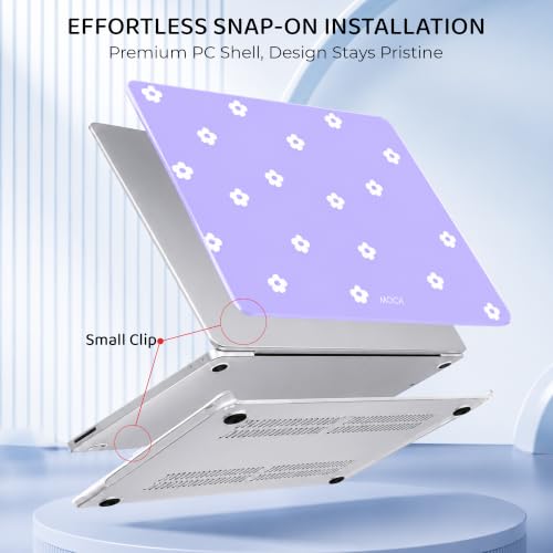 Image of MOCA Case Compatible with MacBook Air 13 inch M5 M4 M3 M2 2026-2022 Hardshell Cover for MacBook Air 13.6, A3449 A3240 A3113 A268