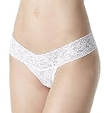 Hanky Panky Womens I DO Low Rise Thong in White