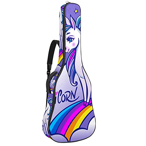 Housse guitare basse acoustique classique folk électrique violette
