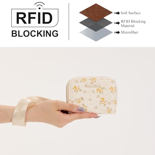 Image of Montana West Small Wallet for Women Female Ladies with a Detachable Wristlet Womens Wallet with Rfid Blocking Lining Minimalist Lightweight & Easy to Carry