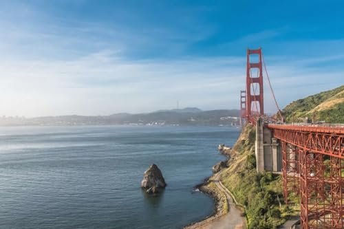 Cadre acrylique Golden Gate San Francisco pour creer une ambiance voyage