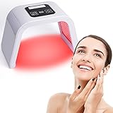 Led Face Mask Light Therapy-7 Color LED Therapy Light,Facial Skin Care Tools Home LED Light Therapy...