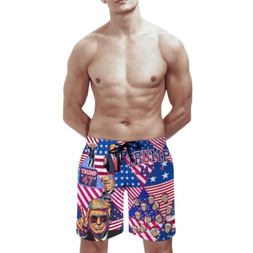 Men's Sports Beach Pants Trump Swim Trunks Cool Walk Short Soft Quick Dry Beach Shorts2