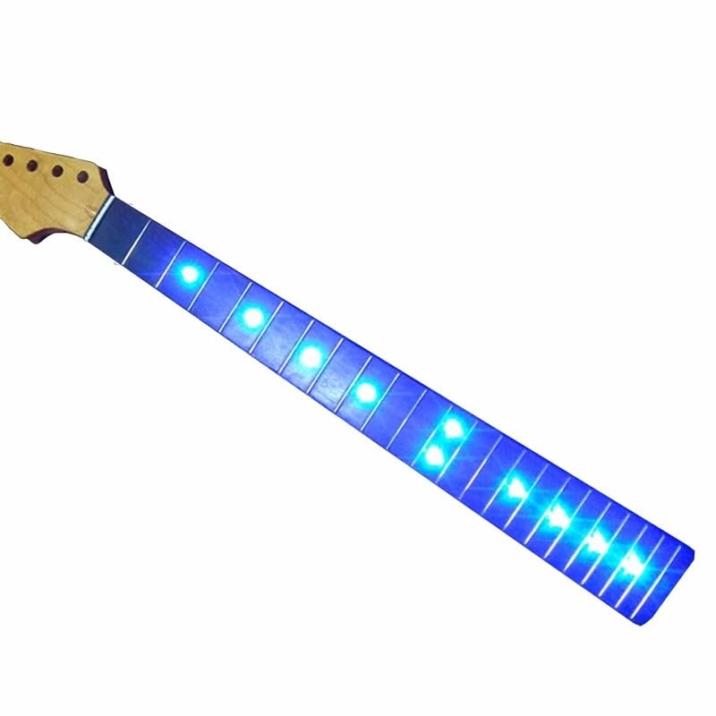 Manche de guitare à LED pour briller sur scène et simplifier le jeu nocturne