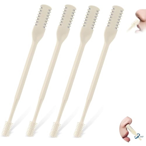 prgislew Nose Hair Trimmer 2-in-1 2026 New Double Sided Nose Trimmer.Portable 360 Rotating Manual Nasal Hair Cutter for Men and Women Manual Hair Remover for Home Travel Essentials