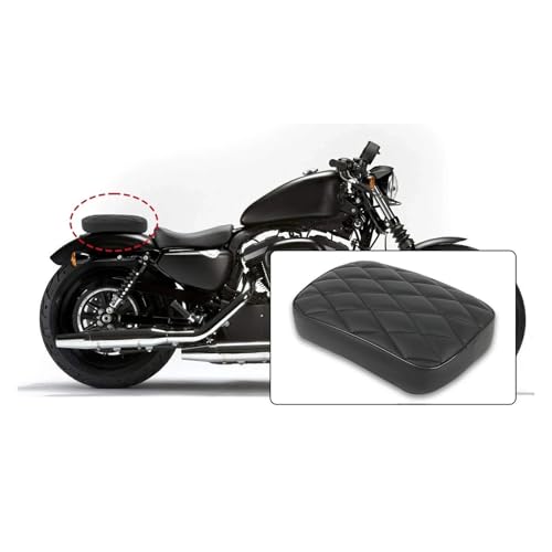 Siège Passager Arrière Universel à Ventouse pour Moto Custom Chopper Bobber XL