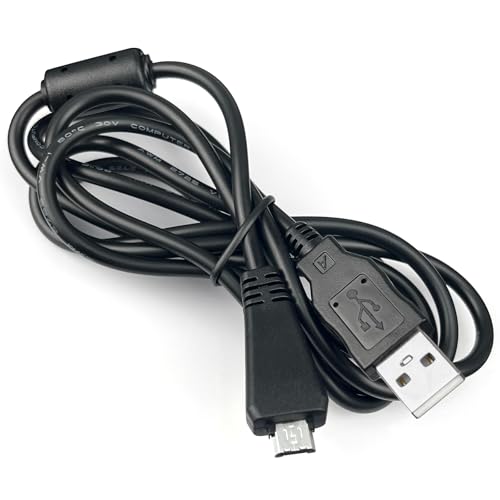 VMCMD3 Camera Cord USB Data & Charging Cable – Replacement for Sony Cyber-Shot DSC-HX7V, HX9V, HX100V, TX10/20/55/66/100, WX7/9/10/30, W350/360/380/390/560/570/580, H70, T99/T110 Digital Cameras-4.9FT by Koffmon - Used condition - CA$12.83