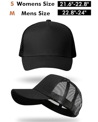 Image of American Flag Trucker Hat,USA Hat for Men Women Snapback Baseball Cap Adjustable Breathable Mesh Side Durable Hats