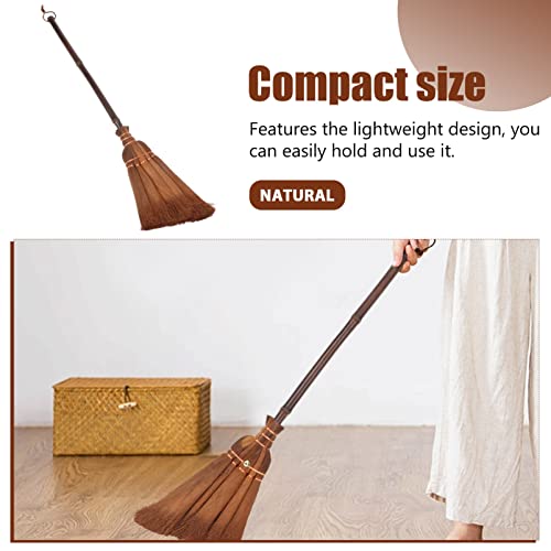 Zerodeko Small Broom Small Broom Small Broom For Kids, 23 Household Ground Cleaning Tool Fiber Corn Broom Children Toy Sweeper Witch Broom Cosplay Props Halloween Decorations Asian Broom Hand Broom #TOP4