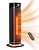 24" Space Heater, JRD Fast Heating Portable Electric Heater with Remote, Night Light, 80° Oscillation,4 Mode, Overheat&Tip-Over Protection, Ceramic Heater for Bedroom Office Indoor