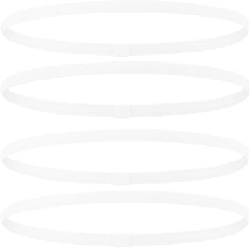 4 Pack Non-Slip Sports Hair Bands