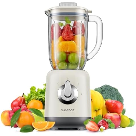 SHARDOR 1L Blender with 6 Blades Cover