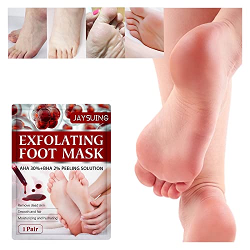 Fruit Exfoliating Foot Mask Fruit Nourishing Foot Mask Exfoliating Dead Skin Moisturizing Moisturizing 5Ml Pedicure Kit Foot Soak (A, One Size) #TOP1