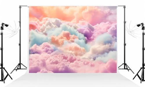Toile photo nuages Kate tissu lavable anti-reflet grand format 3x3m