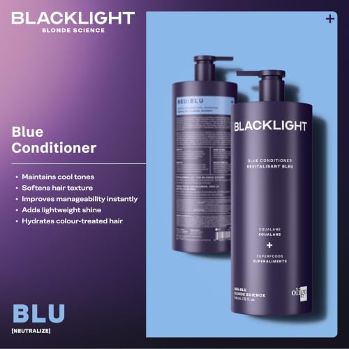 Oligo Professionnel, Blue Conditioner for Blonde and Light Brown Hair 32oz — view 3